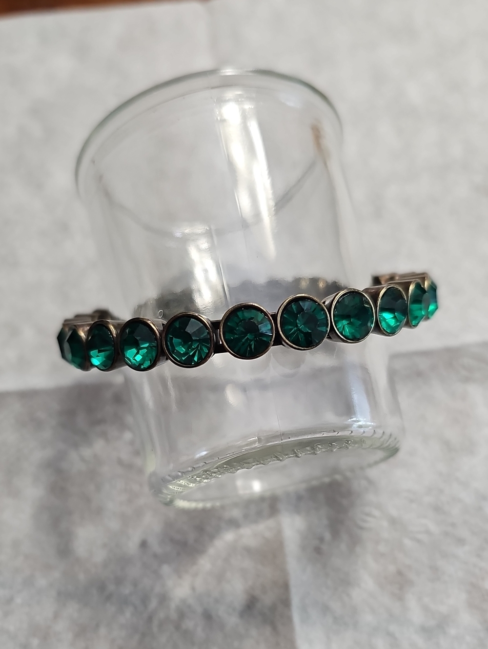 Dark Green Plunder Bangle Bracelet